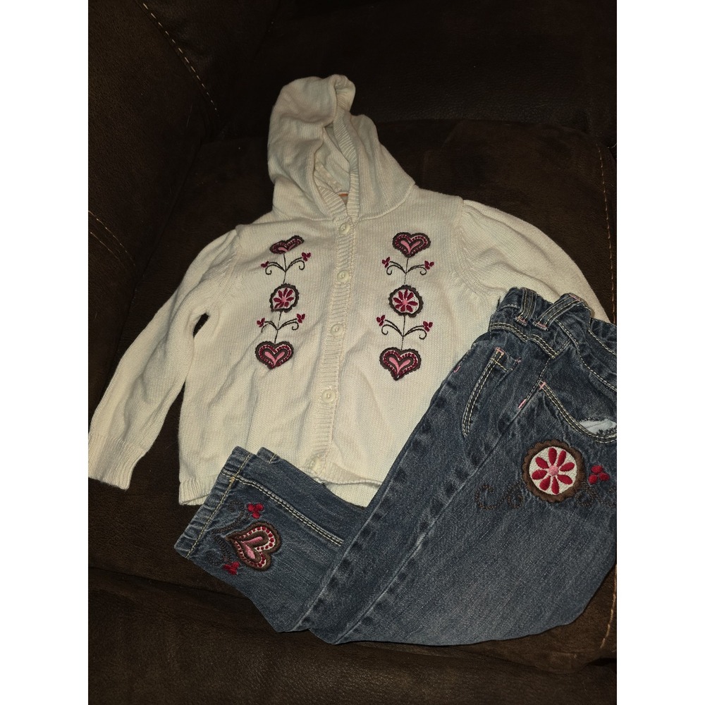 Gymboree outlet alpine sweetie sweater size 18 24 months jeans 2t